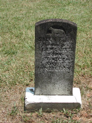 Sallie Latta tombstone